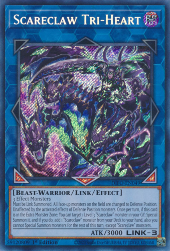 Yu-Gi-Oh! TCG - Scareclaw Tri-Heart DIFO-EN049