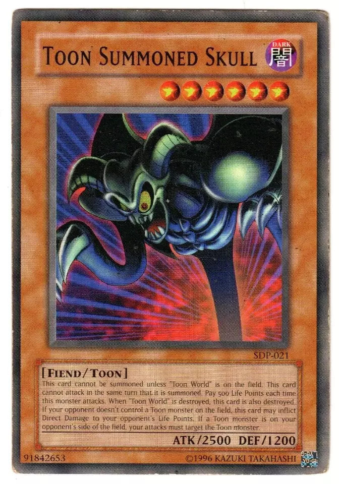 Yu-Gi-Oh! TCG - Toon Summoned Skull SDP-021