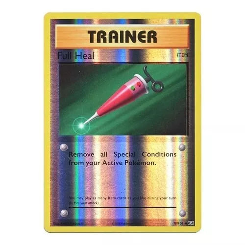 Pokemon TCG - Full Heal Reverse Holo 78/108