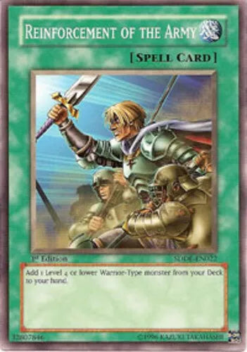 Yu-Gi-Oh! TCG - Reinforcement of the Army SDDE-EN022