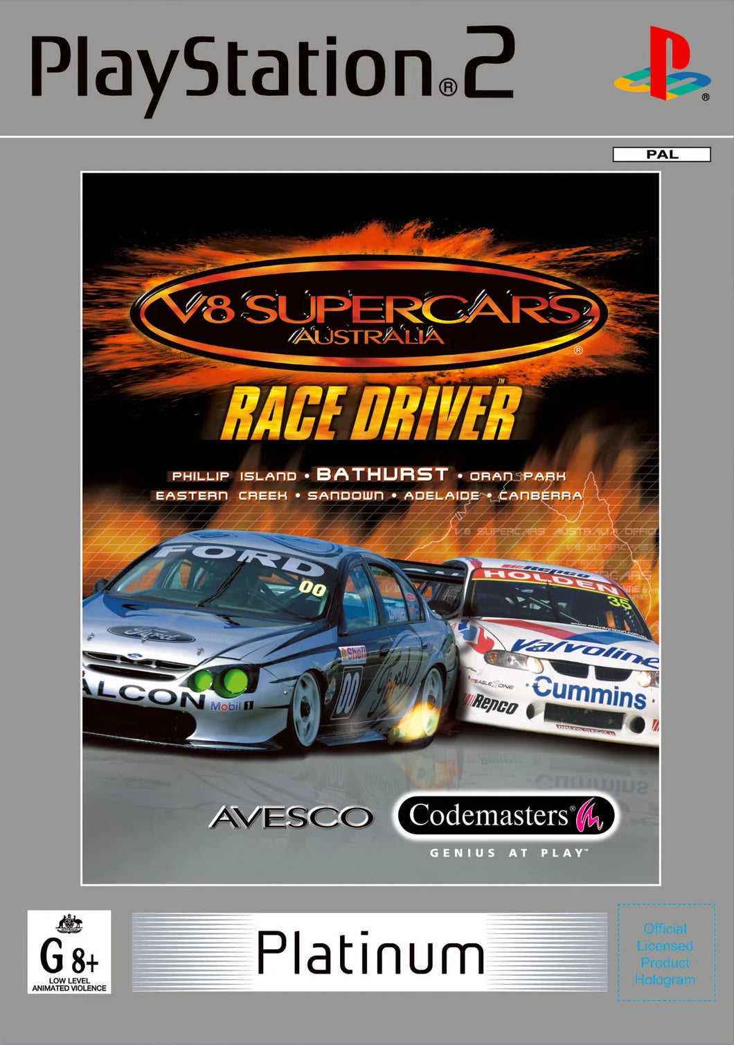 V8 Supercars Australia Race Driver (PS2 PAL)