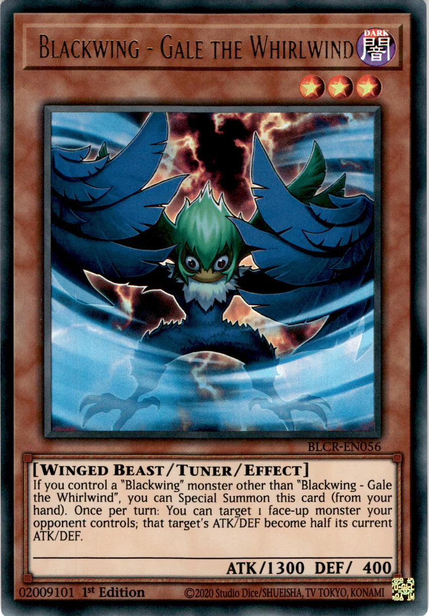 Yu-Gi-Oh! TCG - Blackwing - Gale the Whirlwind BLCR-EN056