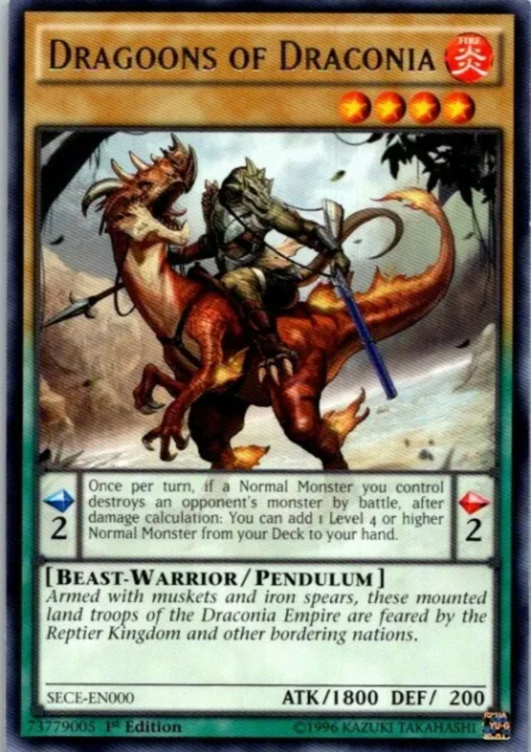 Yu-Gi-Oh! TCG - Dragoons of Draconia SECE-EN000