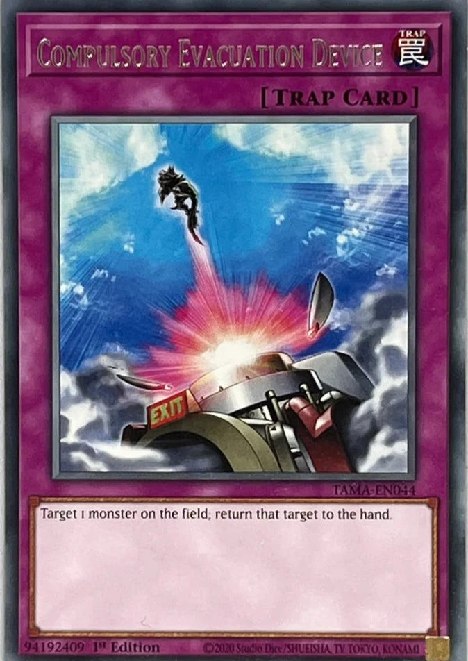 Yu-Gi-Oh! TCG - Compulsory Evacuation Device TAMA-EN044