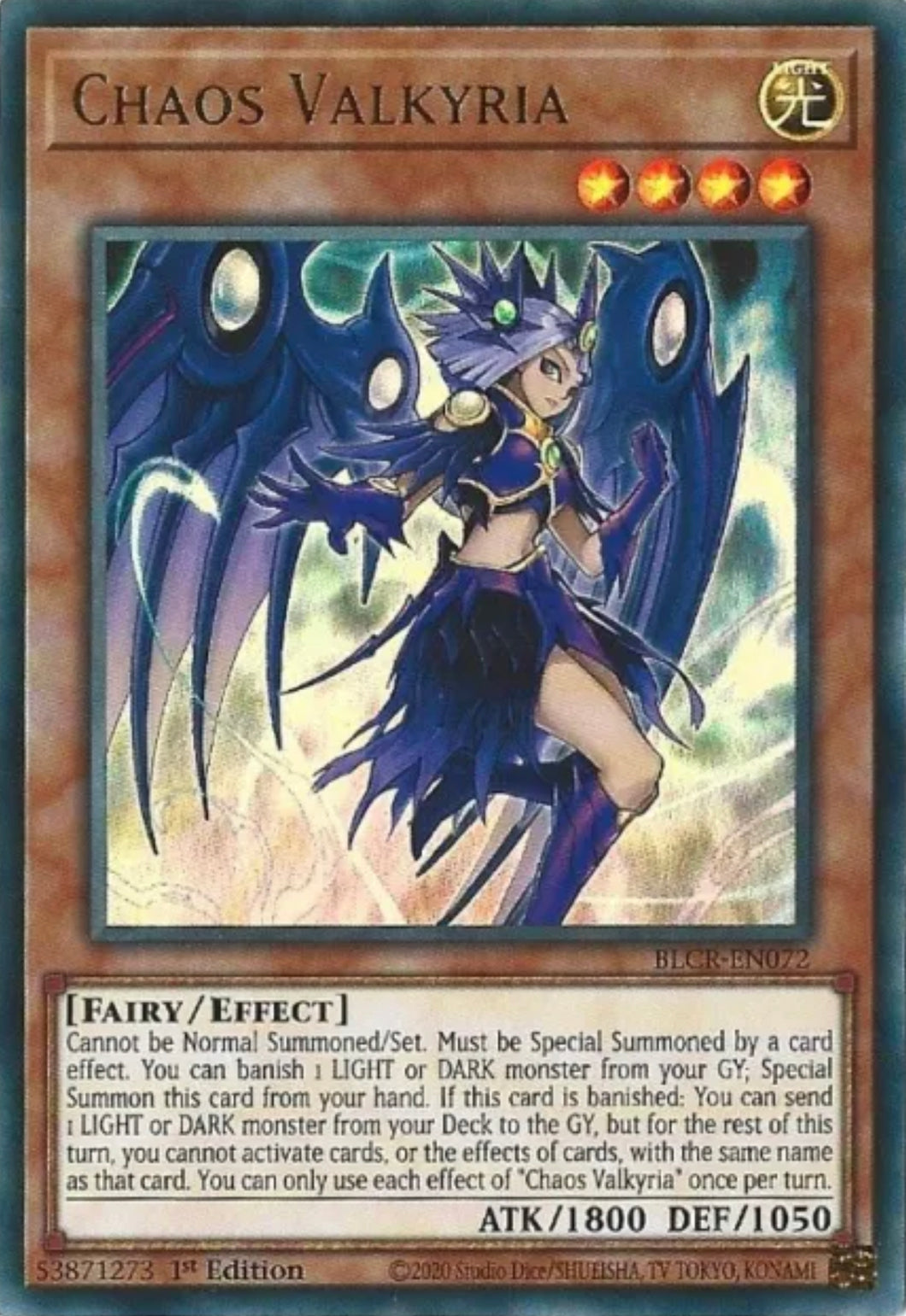 Yu-Gi-Oh! TCG - Chaos Valkyria BLCR-EN072