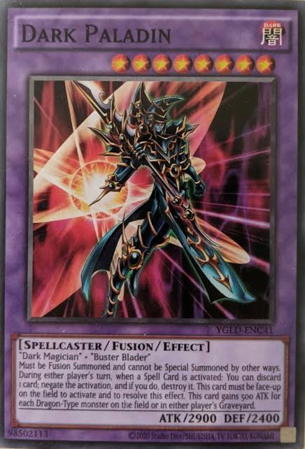 Yu-Gi-Oh! TCG - Dark Paladin YGLD-ENC41
