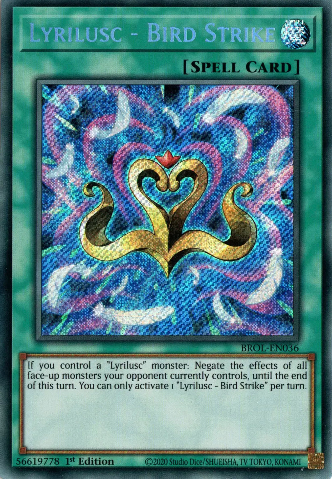 Yu-Gi-Oh! TCG - Lyrilus - Bird Strike BROL-EN036