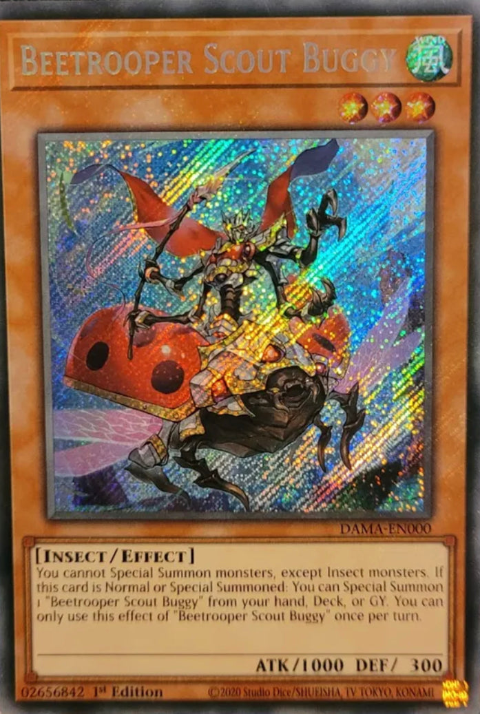 Yu-Gi-Oh! TCG - Beetrooper Scout Buggy DAMA-EN000
