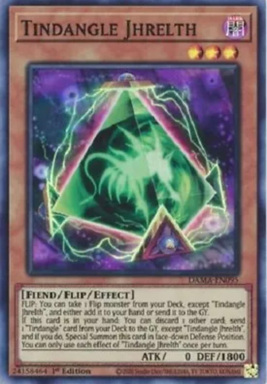 Yu-Gi-Oh! TCG - Tindangle Jhrelth DAMA-EN095