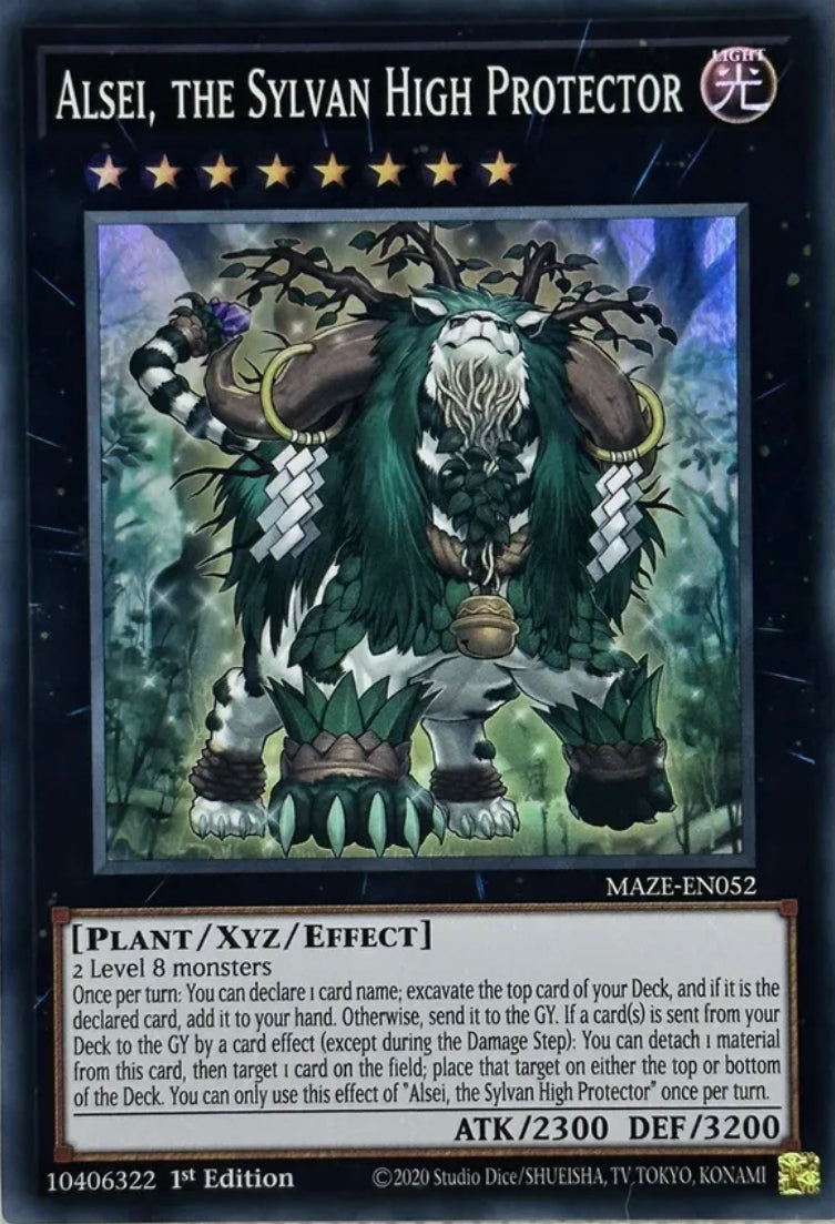 Yu-Gi-Oh! TCG - Alsei, The Sylvan High Protector MAZE-EN052