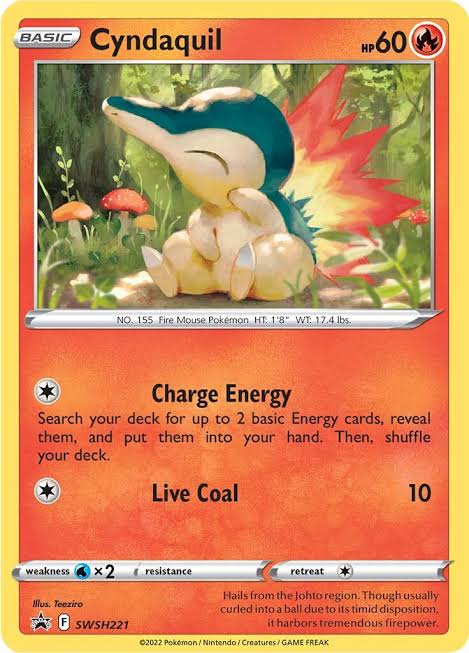 Pokemon TCG - Cyndaquil SWSH221