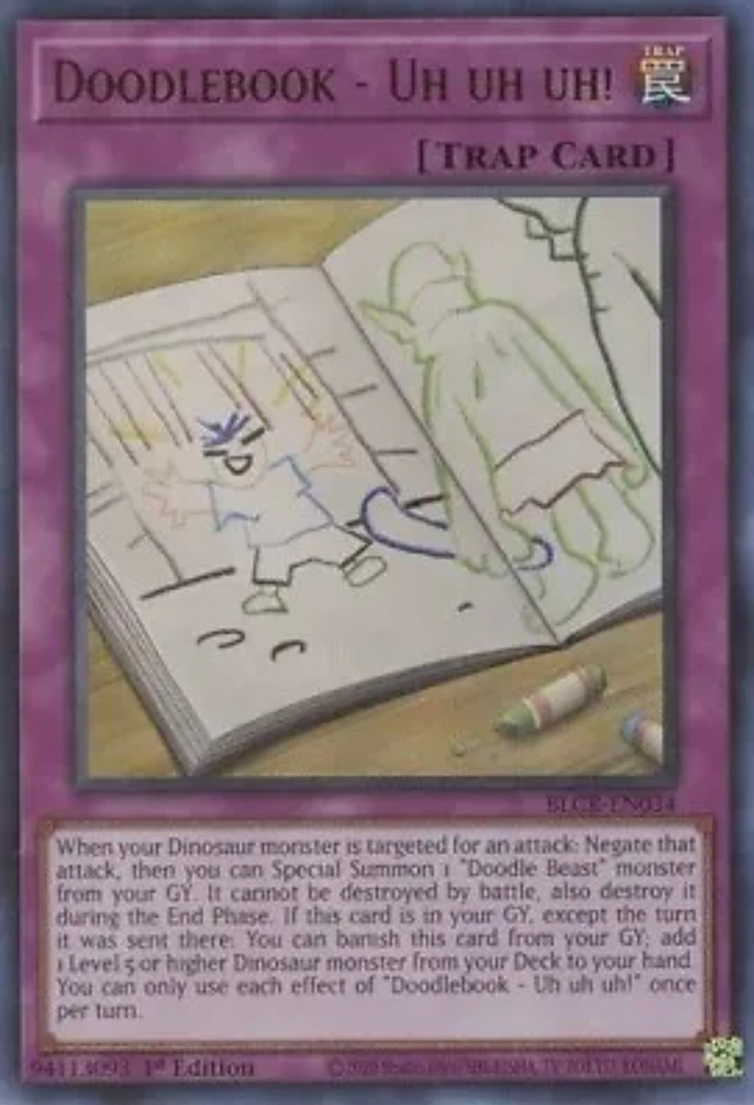 Yu-Gi-Oh! TCG - Doodlebook - Uh Uh Uh! BLCR-EN034