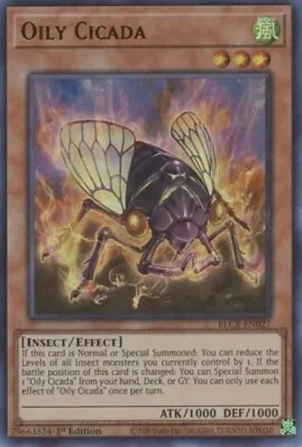 Yu-Gi-Oh! TCG - Oily Cicada BLCR-EN027