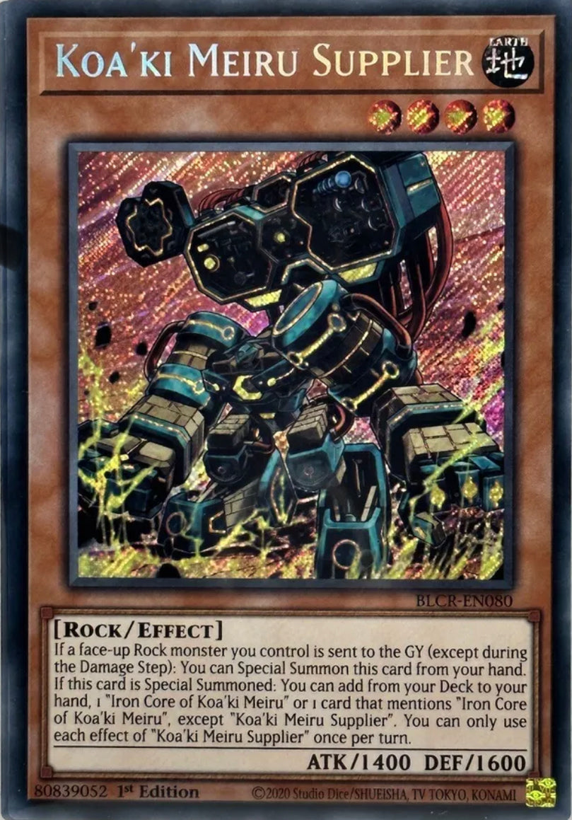 Yu-Gi-Oh! TCG - Koa’ki Meiru Supplier BLCR-EN080