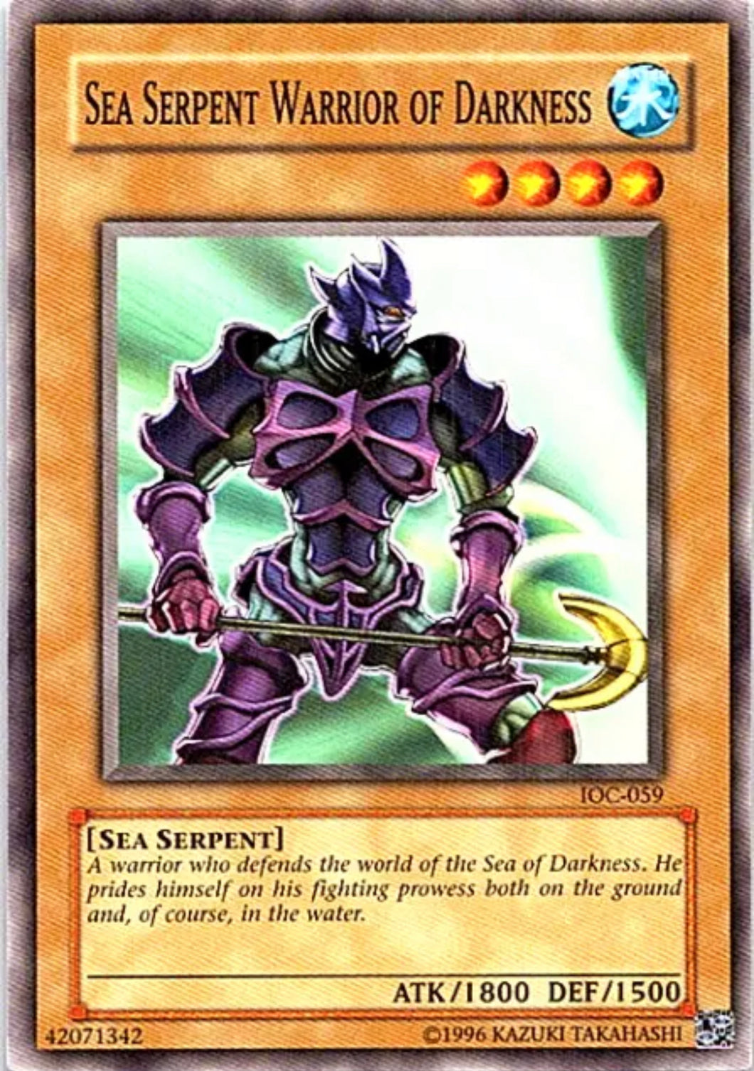 Yu-Gi-Oh! TCG - Sea Serpent Warrior of Darkness IOC-059