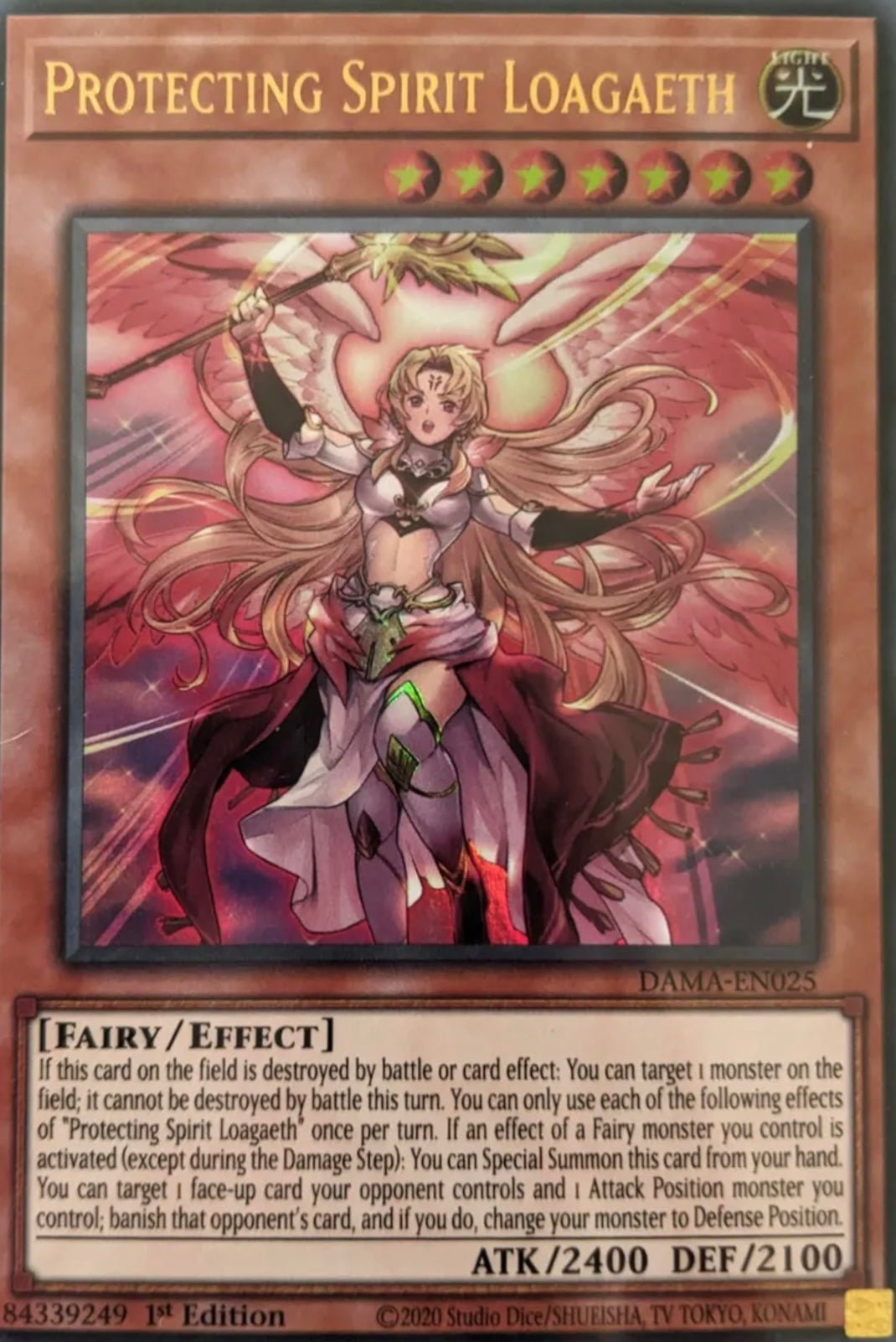 Yu-Gi-Oh! TCG - Protecting Spirit Loageth DAMA-EN025 – Cardcollectors