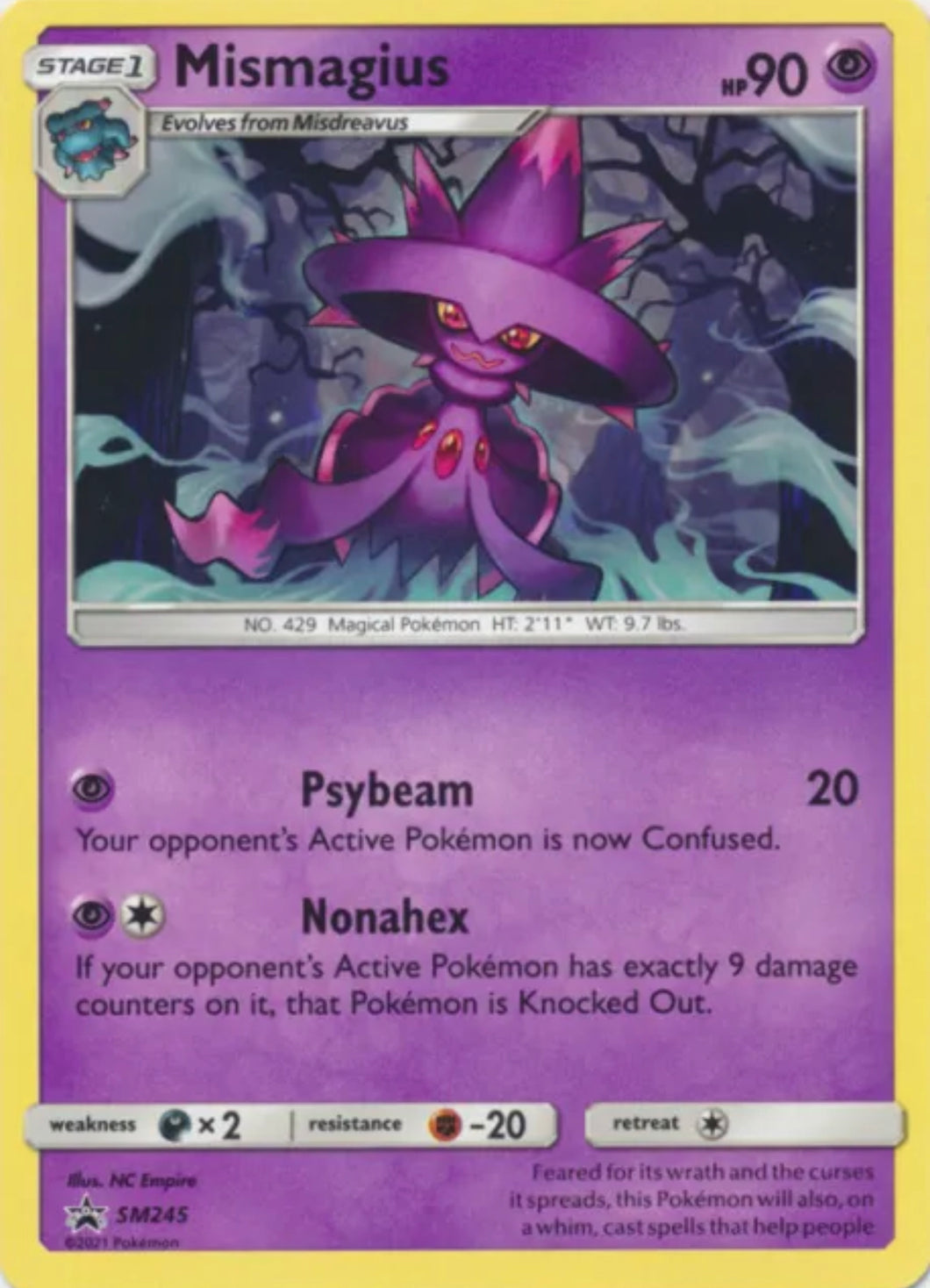 Pokemon TCG - Mismagius #SM245