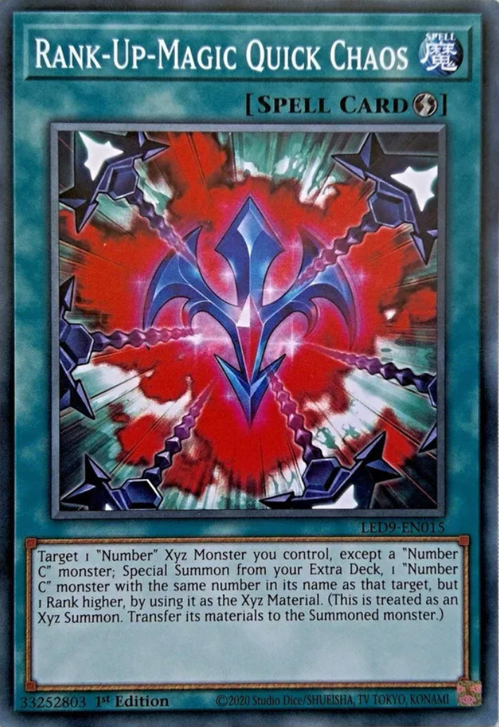 Yu-Gi-Oh! TCG - Rank-Up-Magic Quick Chaos LED9-EN015